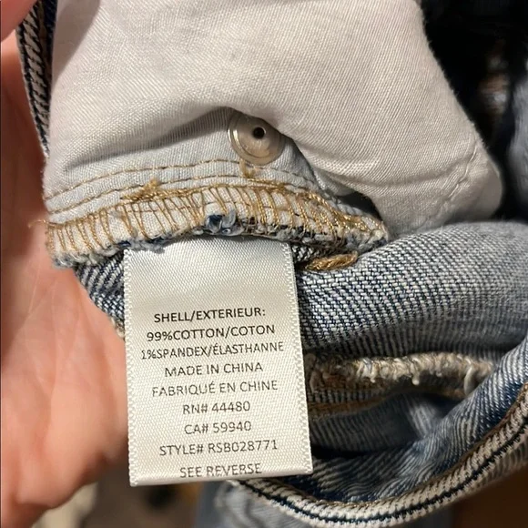 Tinseltown Ripped Blue Skinny Jeans - Picture 7 of 10